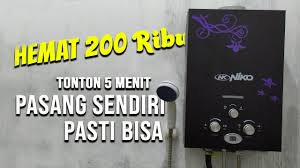 Harga water heater merk niko 570 ribu (merk lain jauh lebih mahal, min 2x lipatnya). Tonton 5 Menit Dijamin Bisa Cara Memasang Water Heater Gas Instalasi Water Heater Gas Niko Mudah Youtube