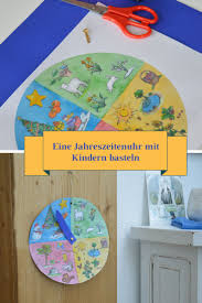Mit beginn des neuen schuljahres geht auch die imagekampagne von montessori nordbayern e.v. Eine Jahreszeitenuhr Mit Kindern Basteln Basteln Mit Kindern Kalender Fur Kinder Kinder