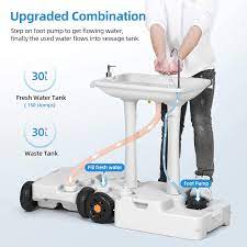 It's such a pain to leave your dream spot but with a little creativity, you can extend your dry camping time by adding a portable rv fresh water storage tank to your setup. Buy Yitahome Portable Sink Camping 30l With Rolling Wheels Hand Washing Station With 30l Sewage Tank Rolling Wheels Soap Dispenser Towel Holder Ideal For Outdoor Travel Rv Boat Camper Tripper Online In South Korea B08nf3gsl9
