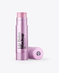 The lip balm containers include a turning wheel mechanism on the base allowing for a clean and straightforward dispensing while on the go. Metallic Lip Balm Tube Mockup In Tube Mockups On Yellow Images Object Mockups