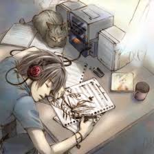 Over 40,000+ cool wallpapers to choose from. Anime Art Music Headphones Falling Asleep Stereo Sheet Music Drawing Art Cat Boy Cute Music Drawings Anime Anime Music