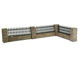 Bruchsteinmauer Mit Zaun Set Mauer Zaun Vorgarten Zaun