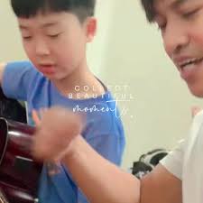 Jamming with my nephew, Mark Hanan.