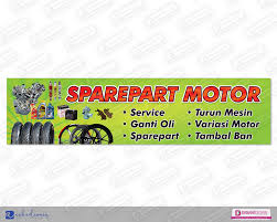 Berbagai contoh desain iklan paling menarik untuk mempromosikan usaha anda. Keren Banner Bengkel Motor Erlie Decor