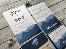 Langdale Wedding Invitation Design This Design Is Inspired By The Mountains Mountain Wedding Invitations Park Wedding Invitations Colorado Wedding Invitation