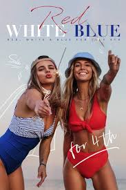 The fourth of july bathing suit is, frankly, a mainstay of the holidays. Cupshe Women Swimwear Beachwear Live Life On The Beach