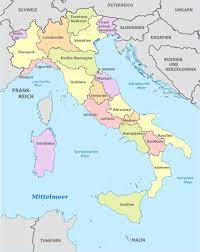 The highest density is in northwestern italy, as two regions out of twenty (lombardy and piedmont) combined, contain one quarter of the italian population. Italian Regions Zxc Wiki
