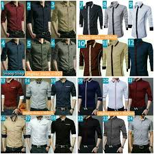 Baju batik pria kombinasi batik pxxda model slimfit. Kemeja Kerja Pria Baju Cowok Kantor Hem Lengan Panjang Polos Kombinasi Shopee Indonesia