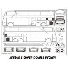 Jetbus design adiputro by arman sidik at coroflotcom via coroflot.com. Adiputro Pola Miniatur Bus Skala 1 20 Cetak Shopee Indonesia