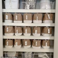 Mum Reveals How She Transformed A Bland Space Into An Amazing Linen Cupboard Daily Mail Online