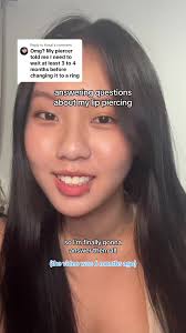 Replying to @Kosai 6 months late 😅 but its fully healed!! I still love it  for now hehe #lippiercing #piercing #foryou #fyp #fypシ #tiktoksg