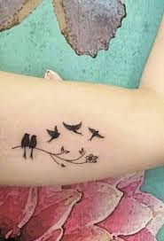 Birds Do It Bees Do It Even Educated Fleas Do It Tweet 24 Trendy Tattoo Bird Flying Flower Tattoo In 2020 Flying Tattoo Foot Tattoos Family Tattoos