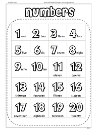 One Two Three Four Five Six Seven Eight Nine 10 11 12 13 14 15 16 17 18 19 20 Os Dejo Unas Fichas Su Traduccion Para Quien La Pueda Necesitar Las Canciones Que Escuchan En Clase Numeros En Ingles Ingles Para Preescolar 100 En Ingles