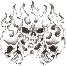 Stylish Flame Tattoo On Arm Sleeve Skulls Drawing Skull Coloring Pages Skull Art Tattoo