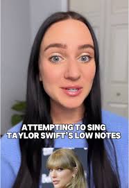 what song should I try next ?! #taylorswift #alto #lownote #tswift  #vocalrange #singing #range #popmusic #singer