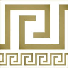 Greek Key Border Stencil From Stencils And Decals Com Estampas Almofadas Design