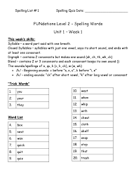 Fundations 2 unit 9 how to markup word cursive : Fundations Level 1 Trick Words By Unit