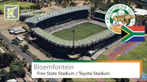 The stadium has a capacity of 51,762 for rugby union and it is occasionally used for football matches. Free State Stadium Toyota Stadium Bloemfontein Celtic F C Cheetahs Free State Cheetahs Youtube