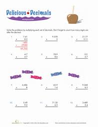 Multiplying Decimals Worksheet Education Com Decimals Multiplying Decimals Understanding Decimals