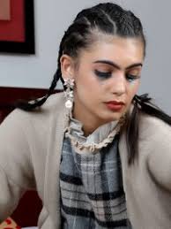 Buy Ayesha White & Silver-Toned Contemporary Drop Earrings