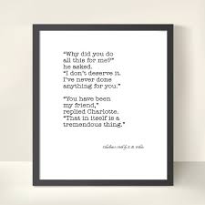 I love this minimalist framed Charlotte&#39;s Web... - Becca Likes Books via Relatably.com