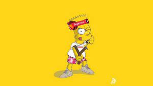 Bart Simpson Wallpaper Hd Bart Simpson Simpsons Funny Supreme Wallpaper
