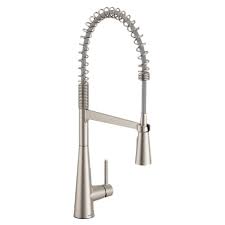 Bg 9035 faucet repair and moen single handle bathroom under schematic wiring. Moen 5925srs Sleek Single Handle Pre Rinse Spring Pull Down Kitchen Faucet Stainless