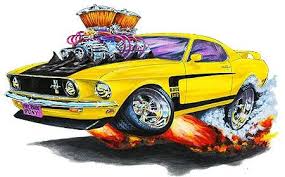 Mustang Cartoons Cartoon Car Drawing Car Cartoon Mustang