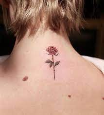 Single Colored Rose Tattoo Done By Tattoobychang In New York Www Otziapp Com Tattoos Coloured Rose Tattoo Nyc Tattoo