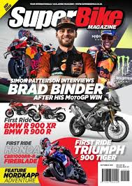 Some time later, dave intercepts a letter to brad who is believed by the public to be incarcerated. Superbike Magazine September 2020