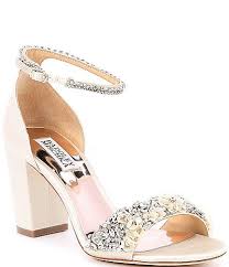 Badgley mischka sonya discount block heel sandal