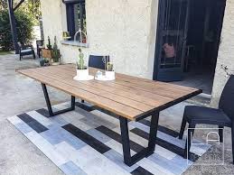 pied de table 71cm trapeze la fabrique des pieds table a manger table et chaises table salle a manger