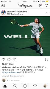 Davidovich fokina revealed he used to 'cry with roger' when roger federer won grand slam titles but said his. Tsitsipas Ig Post Caption In Japanese Tennis