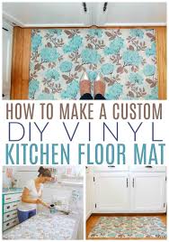 Make Your Own Diy Vinyl Floor Mat Vinyl Floor Mat Diy Vinyl Floor Cloth Diy