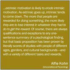 Extrinsic Motivation Intrinsic Motivation Educational Psychology Growth Mindset