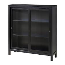 Hemnes Vitrine Schwarzbraun Glass Cabinet Doors Hemnes Ikea Glass Door Cabinet