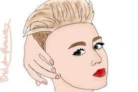 Miley Cyrus Drawingnow Learn how to draw miley cyrus step by step by watching this video! miley cyrus drawingnow