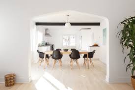 Along with the wallpaper, it adds a quirky touch to this transitional dining space. Midcentury Modern Dining Room Inspirations Essential Home