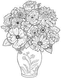 Black and white images look dull and not interesting. Flower Bouquet Coloring Pages Coloring Home