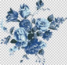 Blue Vintage Flowers Google Search Flower Png Images Blue Flower Png Watercolor Flowers