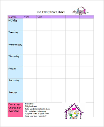 9 Chore Chart Templates In Pdf Free Premium Templates