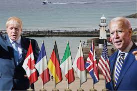 At the meeting in britain, president biden is expected to call for a new alliance to rival beijing's spending on infrastructure in developing countries. Nmamwezc1dklsm