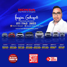 Locate over 2 honda service centers in shah alam. Kereta Honda Honda Shah Alam