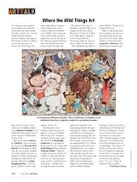 Pdf Where The Wild Things Art