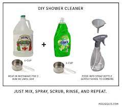 Diy Bathroom And Shower Cleaner Ms Giggles Shower Cleaner Cleaning Hacks Cleaning