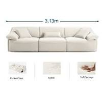 Set Sofa Ruang Tamu Modern Gaya Nordic Tempat Tidur Sofa ...