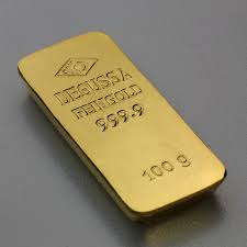 100g Degussa Goldbarren Sargbarren Esg Goldbarren De