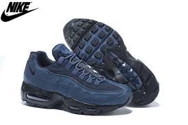 Mens Nike Air Max 95 Running Shoes Dark Blue Black Nike Air Max 95 Shoes Sale Online Nike Shoes Air Max Nike Air Max 95 Nike Air Max