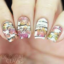 Lina Nail Art Supplies On Instagram Regrann From Copycatclaws I Used Linanailartsupplies Mym 02 And Summ Nail Art Supplies Nail Art Hawaiian Flower Nails