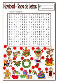 Tienes que atrapar a tu enemigo cuando agache el pulgar y debilitar poco a poco su barra de salud. Navidad Fichas Sopa De Letras Juegos De Navidad